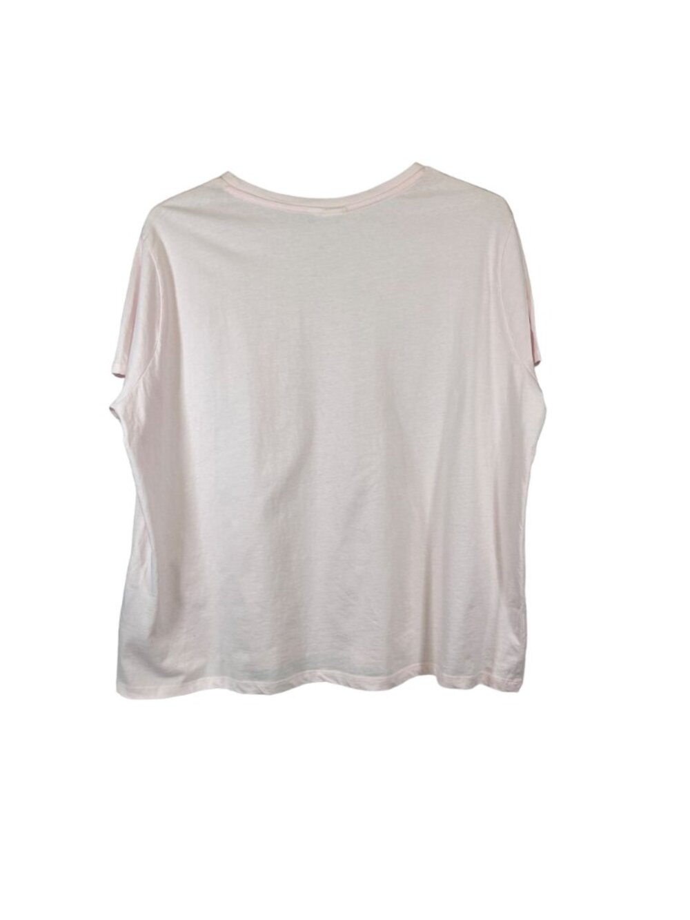 H&M Womens T-Shirt Pink Mickey Mouse Graphic Size XL Cotton Relaxed Fit Pre-Owne - Picture 3 of 4